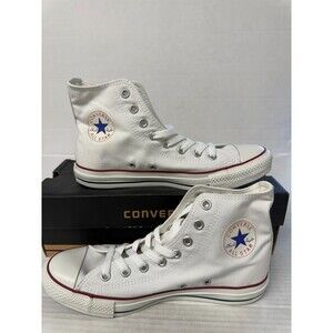 -1207 Converse All Star High Top White-US 7.5 Mens